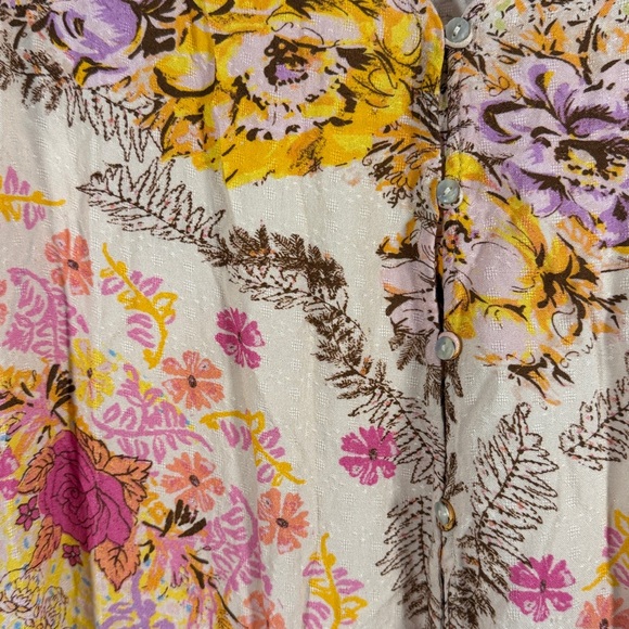 NWOT Free People Marais Printed Midi Dress - Picture 7 of 9